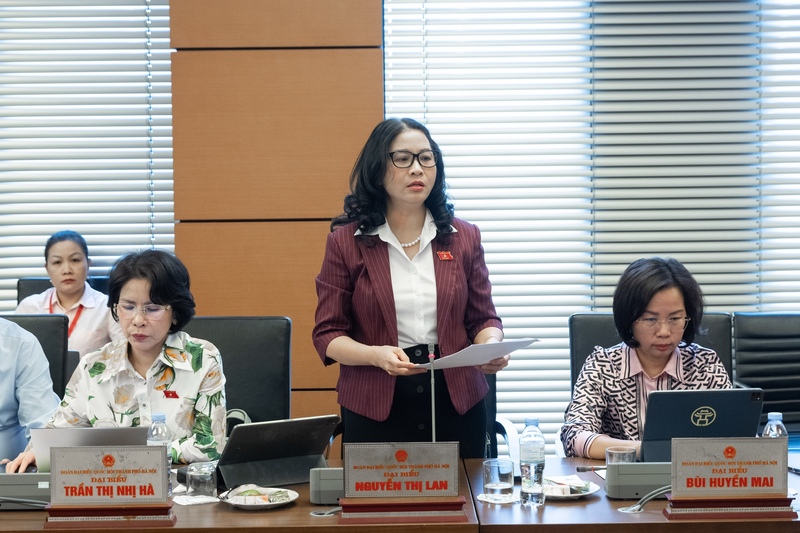 Đại biểu Nguyễn Thị Lan - đoàn Hà Nội.