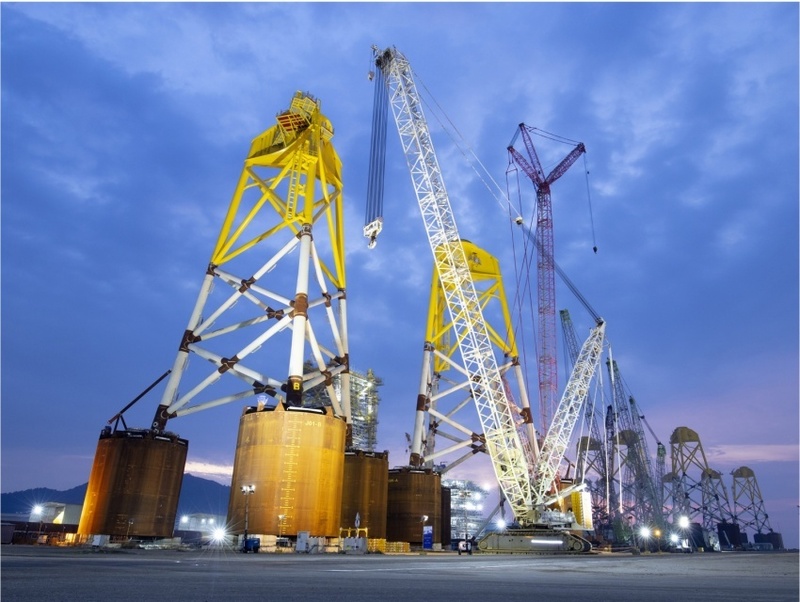 Dự án 33 chân đế điện gió ngoài khơi đánh dấu bước ngoặt lịch sử Petrovietnam/PTSC tham gia chuỗi cung ứng năng lượng tái tạo toàn cầu (Ảnh Petrovietnam)