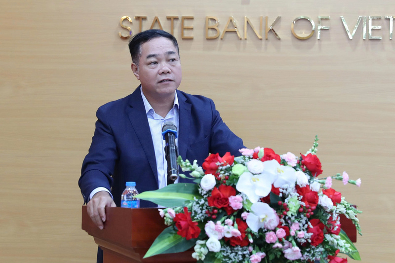 Ông Hoàng Ngọc Bách, Cục An ninh mạng và phòng chống tội phạm sử dụng công nghệ cao (A05 - Bộ Công an) phát biểu. Ảnh: Ngô Hải