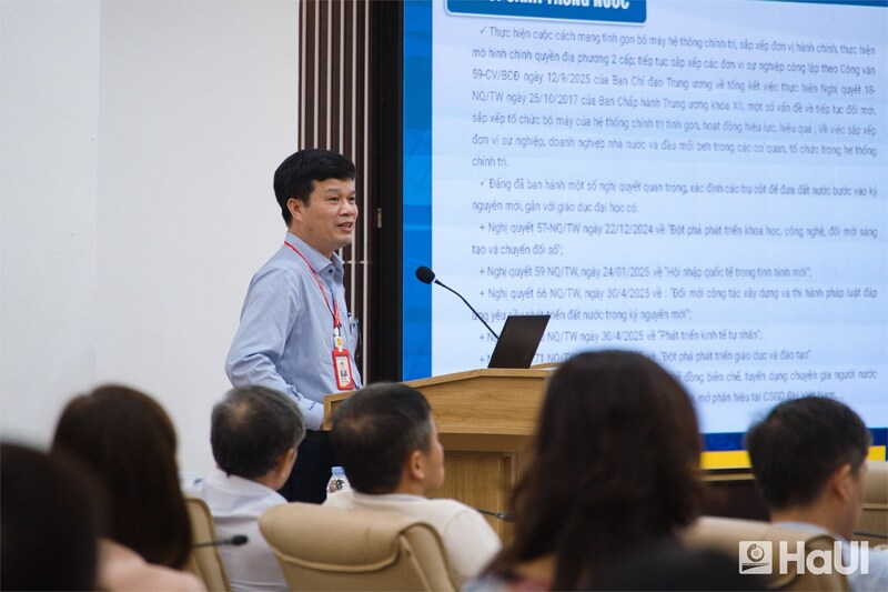 Ông Kiều Xuân Thực - Hiệu trưởng Trường Đại học Công nghiệp Hà Nội