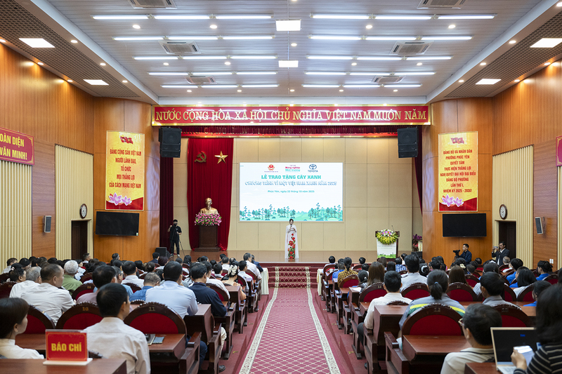 Lễ phát động Chương trình “Vì một Việt Nam xanh” năm 2025. Ảnh: Minh Thành.