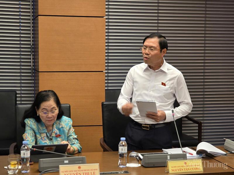 Đại biểu Nguyễn Tân Cương - đoàn TP. HCM.