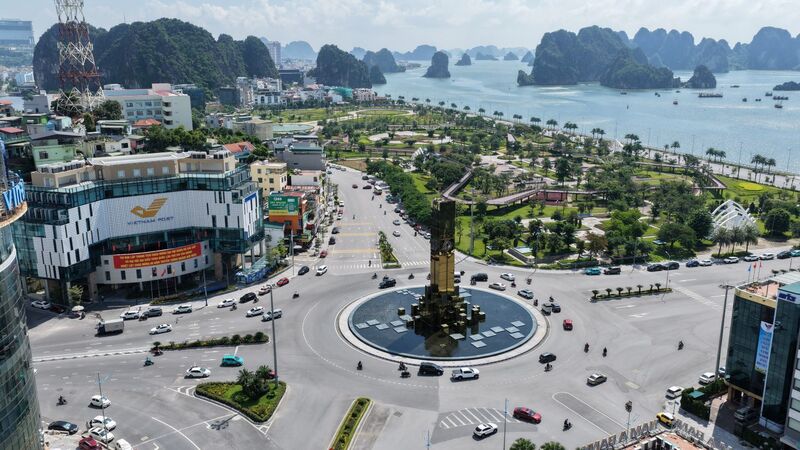 Một góc phường Hạ Long nhìn từ trên cao. Ảnh: PCQN