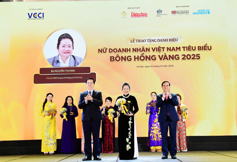 Tiến sĩ Nguyễn Thị Vinh, Chủ tịch Hội đồng quản trị Công ty CP Thương mại Thái Hưng.