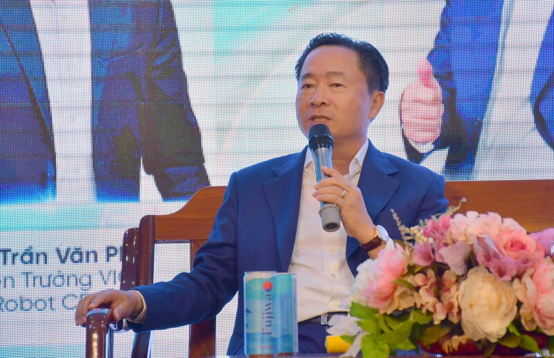 Ông Trần Văn Chín - Chủ tịch HĐQT Công ty CP Công nghệ Arobid. Ảnh: Minh Khuê.