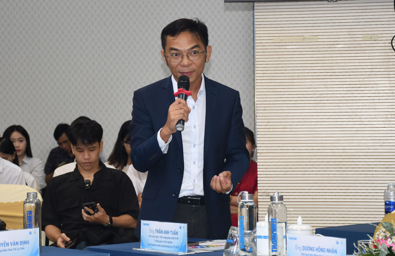 Ông Trần Tuấn Anh - Phó Chủ tịch kiêm Tổng giám đốc  mạng lưới AUVS Việt Nam. Ảnh: Minh Khuê.