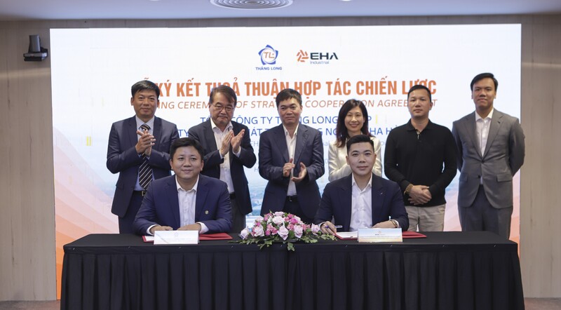 Ký kết hợp tác chiến lược phát triển hạ tầng khu công nghiệp xanh, thông minh