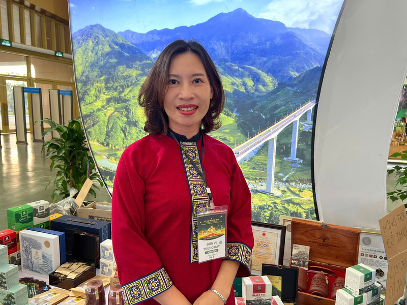 Bà Mai Thị Tuyết Minh - Chủ tịch HĐQT, Tổng Giám đốc Công ty Du lịch Q Farm (Lào Cai). Ảnh: Thanh Thảo.