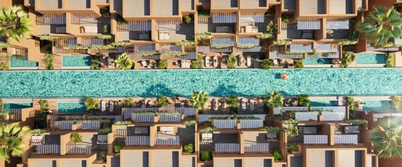 Sông Town – dấu ấn an yên bên dòng sông lười 423 m, tôn vinh phong cách sống nghỉ dưỡng (hình phối cảnh)