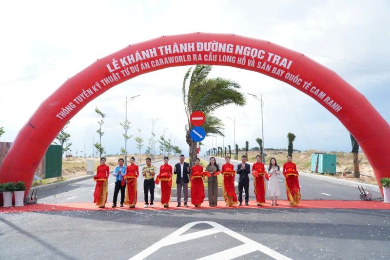 Chủ đầu tư CaraWorld khánh thành đường Ngọc Trai kết nối trực tiếp đến sân bay quốc tế Cam Ranh vào đầu tháng 10/2025