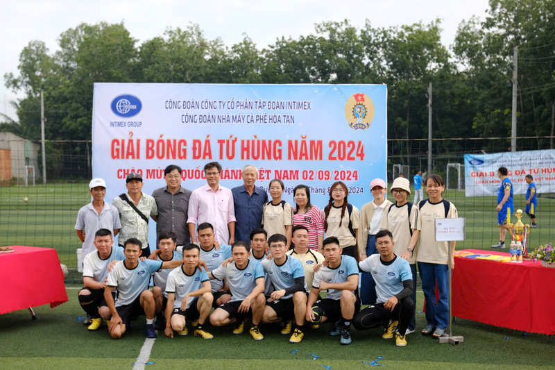 Công đoàn Intimex tổ chức nhiều hoạ động văn hoá, nâng cao thể chất cho người lao động. Ảnh: Lâm Bồng.