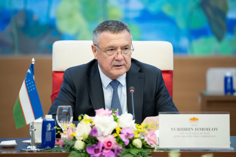 Chủ tịch Hạ viện Uzbekistan Nuriddin Ismoilov. Ảnh: VPQH.