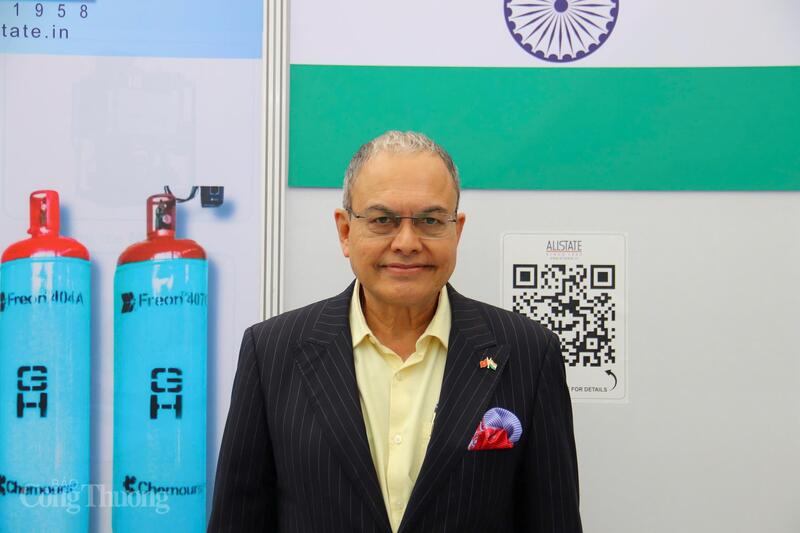 Ông Ajoykaant Ruia, Chủ tịch Phòng Thương mại và Công nghiệp Ấn Độ - Việt Nam. Ảnh: Thanh Tuấn