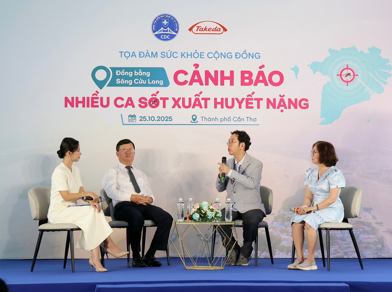 Các chuyên gia, bác sĩ chia sẻ về sốt xuất huyết Dengue tại Toạ đàm: "Đồng bằng sông Cửu Long: Cảnh báo nhiều ca sốt xuất huyết nặng”