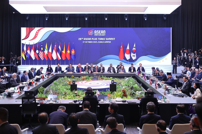 Hội nghị Cấp cao Hiệp định Đối tác Kinh tế Toàn diện Khu vực (RCEP) lần thứ 5. Ảnh: VGP/Nhật Bắc