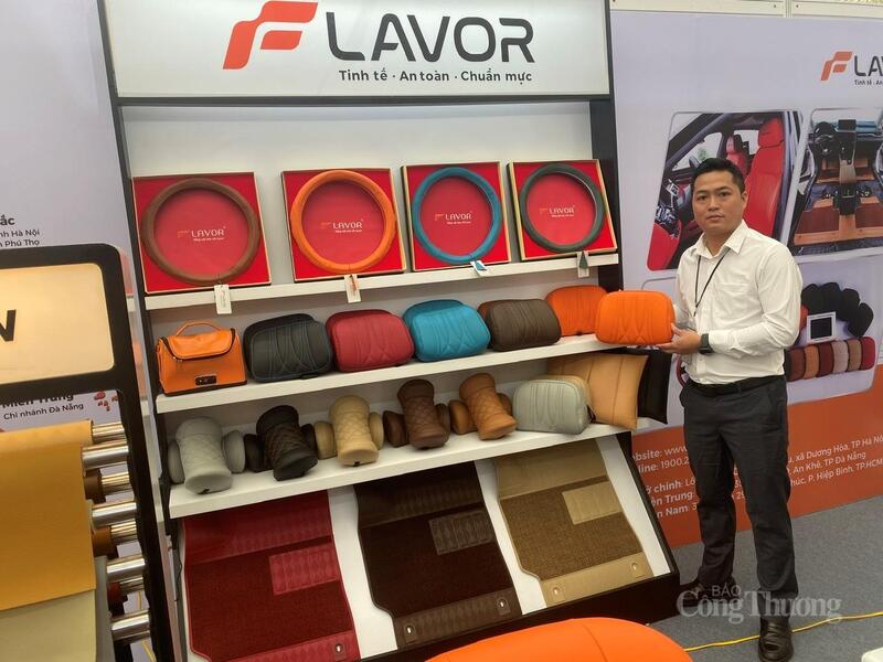 Gian hàng của thương hiệu Lavor tại Hội chợ. Ảnh: Hải Linh