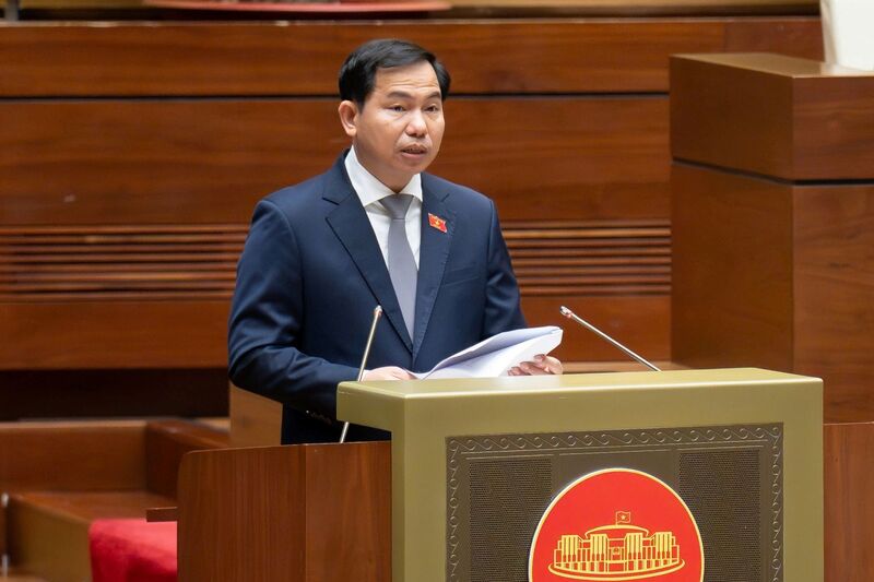 Chủ nhiệm Ủy ban Tài chính và Ngân sách Lê Quang Mạnh. Ảnh: QH