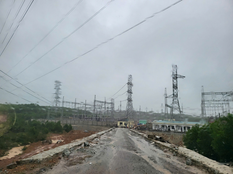 Đường vào Trạm biến áp 500kV Quảng Trị