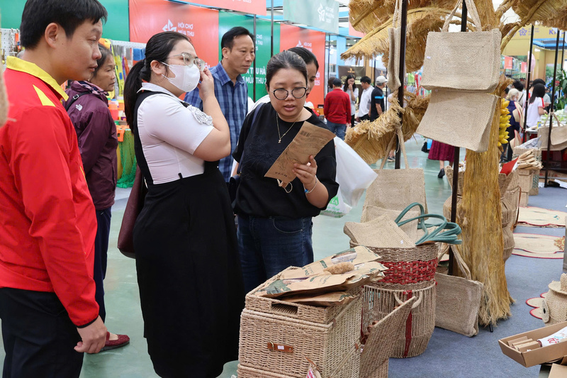 Các sản phẩm thủ công từ sợi cói thân thiện với môi trường