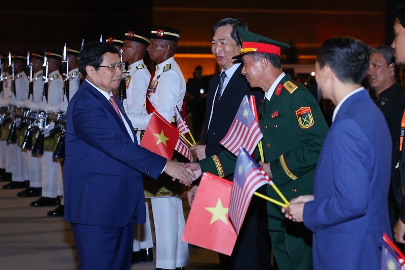 Thủ tướng Chính phủ Phạm Minh Chính kết thúc thành công chuyến công tác tham dự Hội nghị Cấp cao ASEAN lần thứ 47 và các Hội nghị cấp cao liên quan. Ảnh: VGP/Nhật Bắc