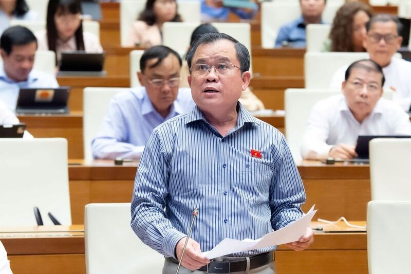 Đại biểu Nguyễn Tâm Hùng – đoàn TP. Hồ Chí Minh. Ảnh: QH