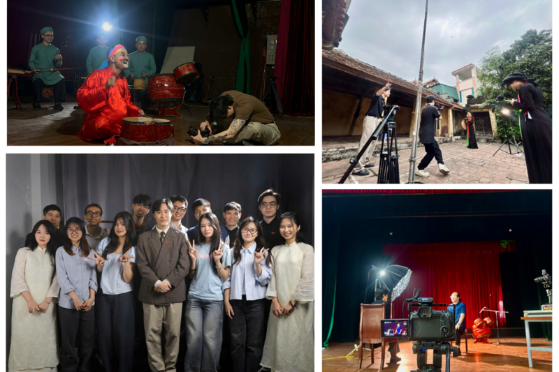 Các bạn trẻ "Xin chào Việt Nam" thổi sức sống mới vào di sản. Ảnh: NVCC.