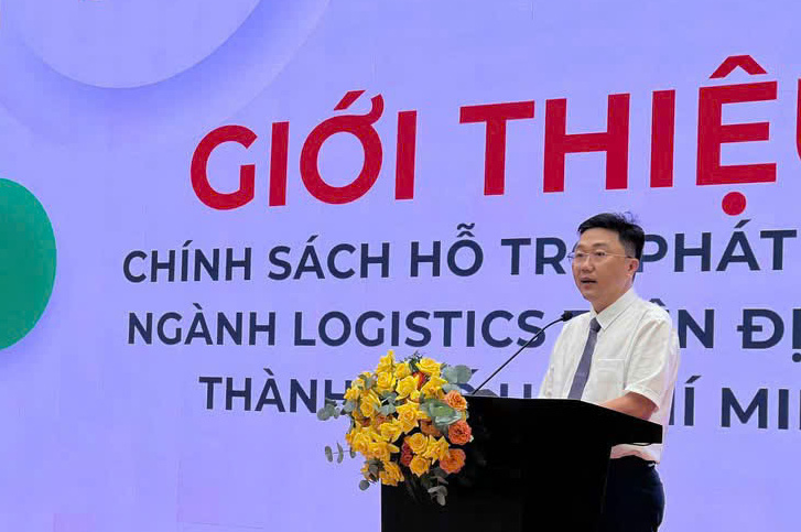 Ông Lê Minh Trung - Giám đốc Trung tâm Hỗ trợ và Phát triển doanh nghiệp TP. Hồ Chí Minh (Sở Công Thương). Ảnh: Minh Khuê.