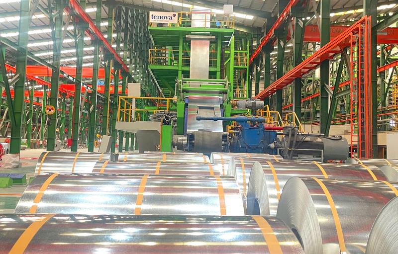 TVP MAZ được sản xuất trên dây chuyền Tenova (Ý) - một trong những hệ thống hiện đại nhất thế giới.