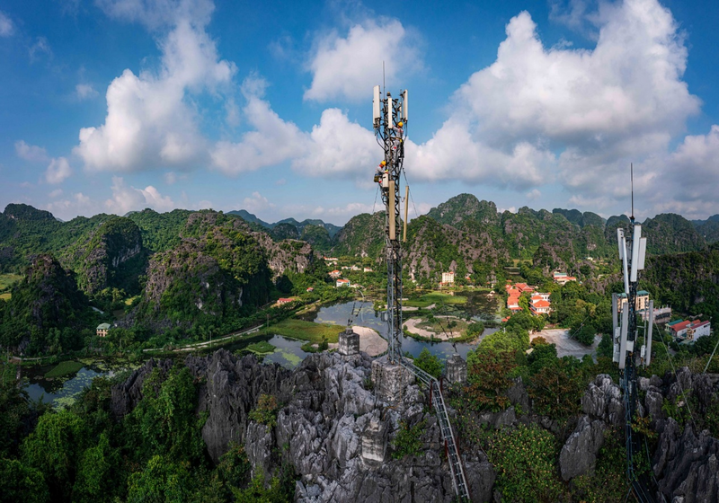 Trạm BTS của Viettel Construction