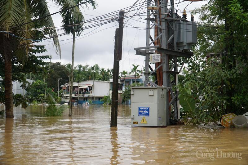 Nước ngập các tủ điện