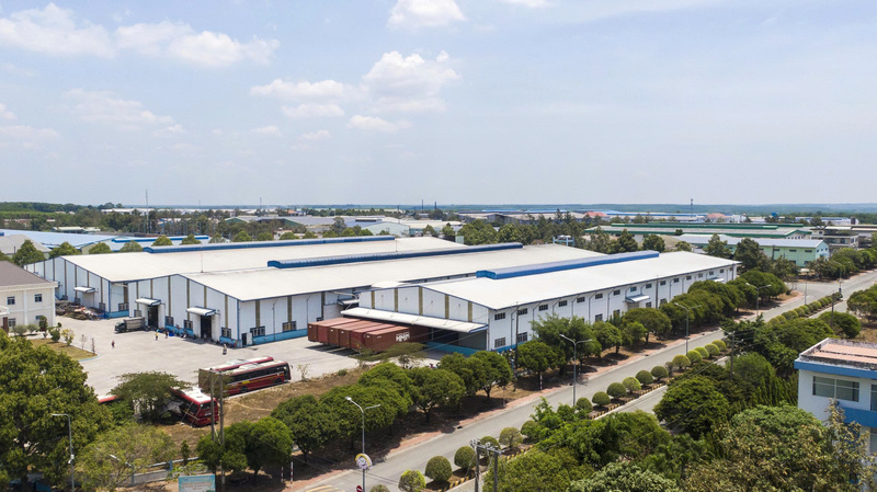 Khu công nghiệp Đất Cuốc, dự án tiêu biểu thể hiện định hướng phát triển xanh và bền vững của KSB. Ảnh: KSB.