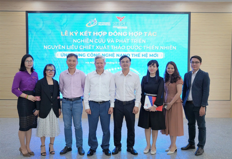 CVI Pharma hợp tác với Viện Khoa học và Công nghệ Việt Nam - Hàn Quốc (VKIST) trong nghiên cứu và phát triển nguyên liệu chiết xuất thảo dược thiên nhiên, ứng dụng công nghệ Nano thế hệ mới.