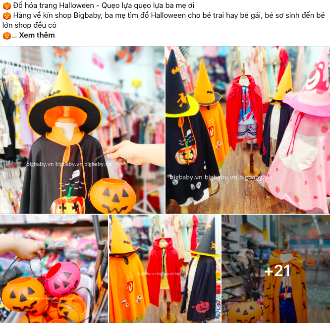 Đồ chơi Halloween được bán nhộn nhịp trên mạng xã hội.
