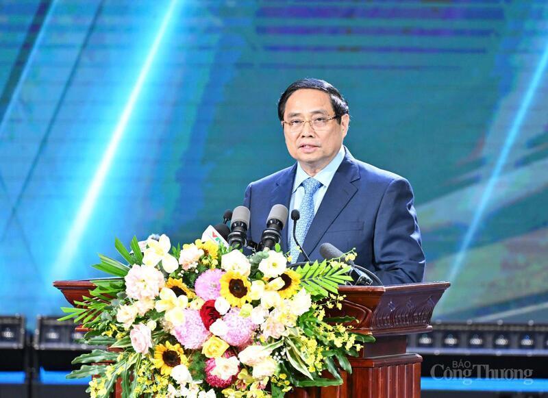 Thủ tướng Phạm Minh Chính phát biểu tại buổi lễ. Ảnh: Cấn Dũng