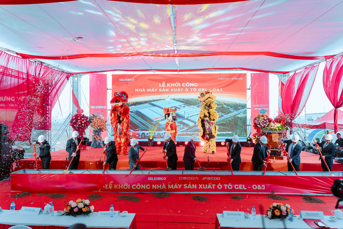 Lễ khởi công Nhà máy sản xuất ô tô Gel-O&J diễn ra tại tỉnh Hưng Yên