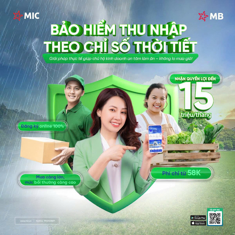 MIC khẳng định vai trò tiên phong của ngành bảo hiểm phi nhân thọ với hàng loạt sản phẩm mới như Bảo hiểm chỉ số thời tiết.
