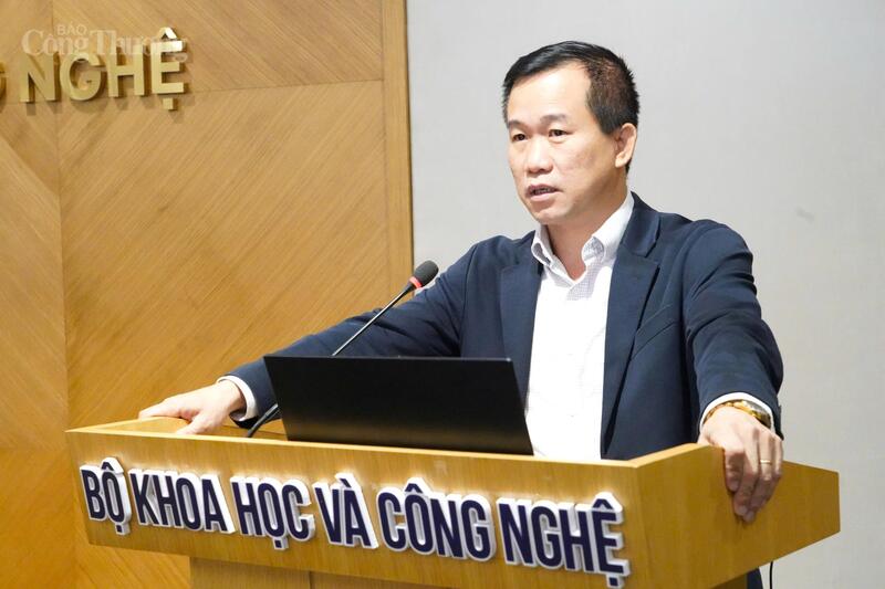 Ông Chu Thúc Đạt, Cục trưởng Cục Đổi mới sáng tạo (Bộ Khoa học và Công nghệ) chia sẻ về những điểm mới của Nghị định số 268/2025/NĐ-CP. Ảnh: Phong Lâm