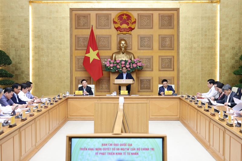 Thủ tướng đề nghị các bộ, các ngành, các cơ quan của Chính phủ, UBND các tỉnh, thành phố và cộng đồng doanh nghiệp tập trung cao độ triển khai một số nhiệm vụ. Ảnh: VGP/Nhật Bắc