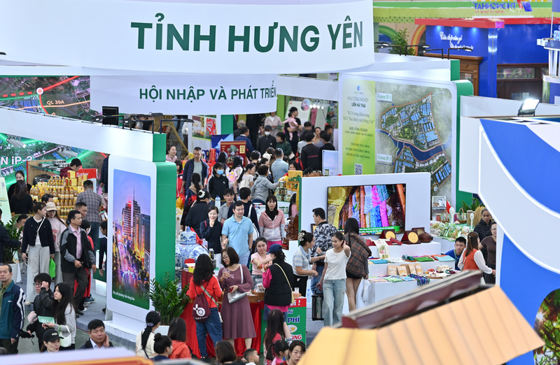 Các sản phẩm của tỉnh Hưng Yên được nhiều người lựa chọn.