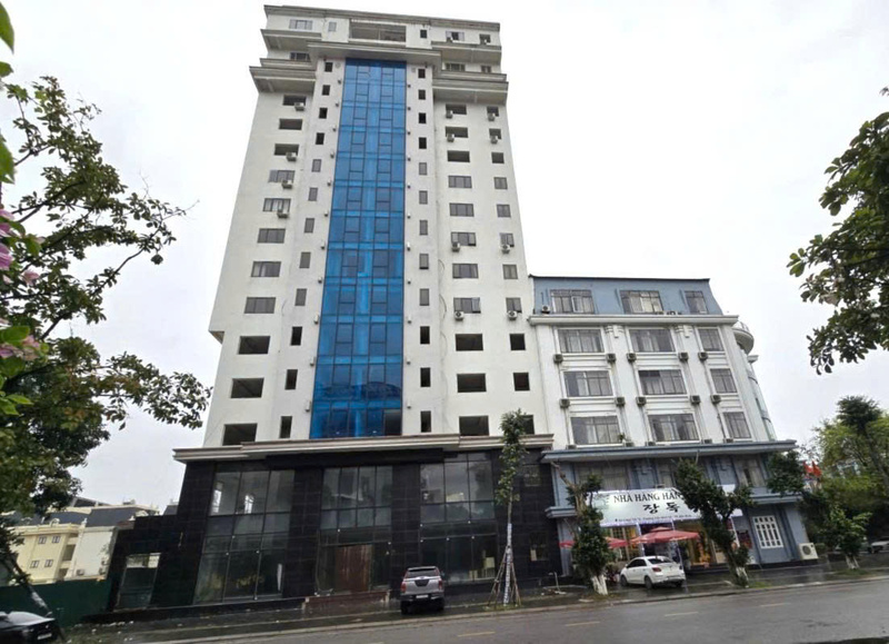 Tòa nhà khách sạn Hoa Viên tại đường Ngô Tất Tố (tỉnh Bắc Ninh)