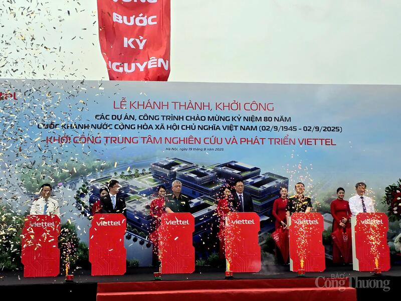 Khởi công Trung tâm nghiên cứu và phát triển Viettel tại Khu công nghệ cao Hòa Lạc vào tháng 8/2025