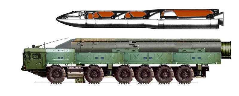 RS-26 Rubezh được xem là bước nhảy vọt trong thế hệ ICBM cơ động. Ảnh: Army Recognition