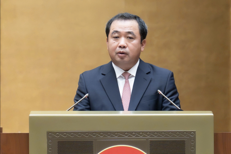 Bộ trưởng Bộ Nông nghiệp và Môi trường Trần Đức Thắng. Ảnh: QH.