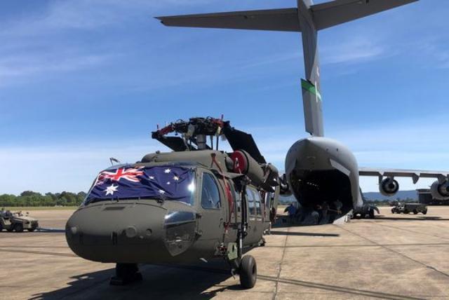 Trực thăng đa năng UH-60M Black Hawk của Australia. Ảnh: Defense news