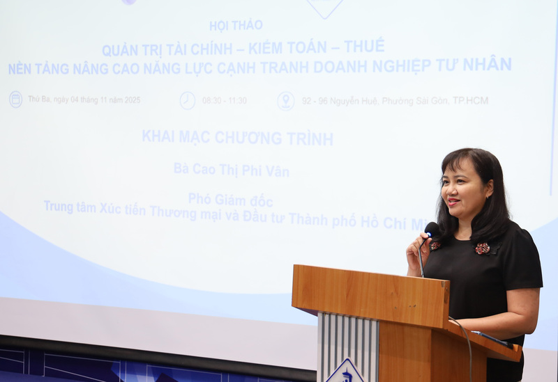 Bà Cao Thị Phi Vân - Phó Giám đốc ITPC. Ảnh: Minh Khuê.