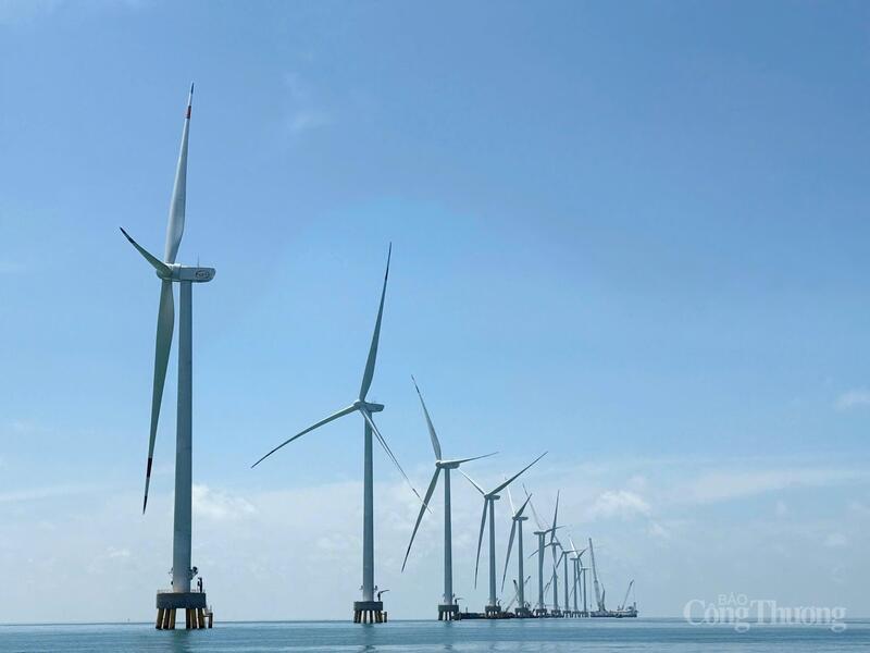 Dự án điện gió Bạc Liêu Phase 3-141MW. Ảnh minh họa.