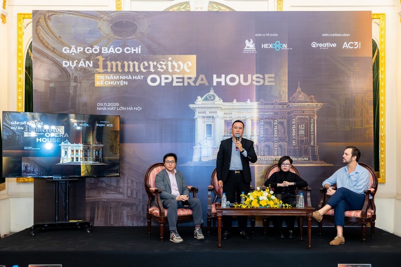 Ông Chu Anh Hùng – Phó Giám đốc Nhà hát Lớn Hà Nội chia sẻ về ý tưởng biến nhà hát thành “sân khấu kể chuyện di sản”, ngay trước thời điểm công trình bước vào giai đoạn trùng tu.