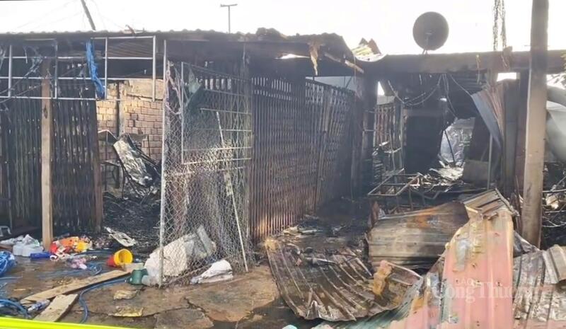 Vụ cháy gây thiệt hại 86 lô ki-ốt trong tổng số 419 lô ki-ốt của Chợ Bình Dương.