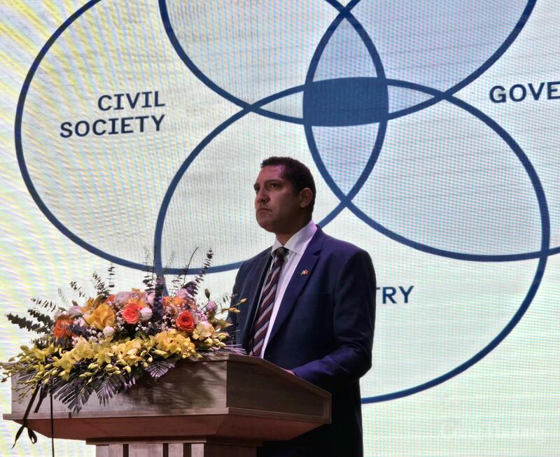 Ông Johan Ndisi – Đại sứ Thụy Điển tại Việt Nam chia sẻ về kinh nghiệm của Thụy Điển trong thúc đẩy đổi mới sáng tạo