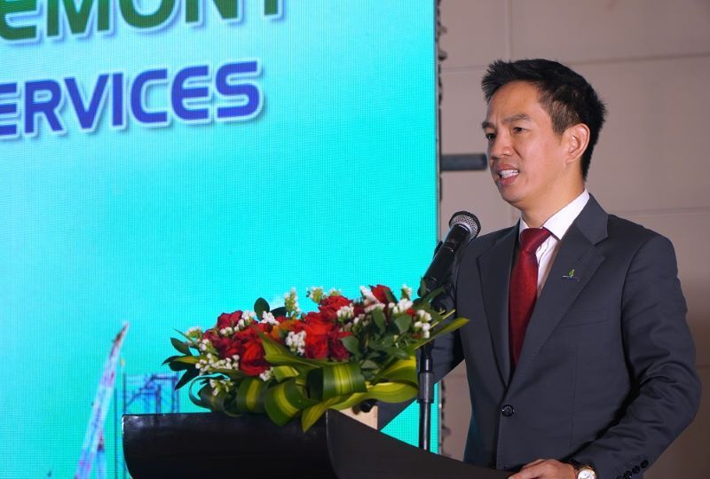 Ông Phạm Xuân Phúc, Tổng giám đốc PQPOC cảm ơn đội ngũ hai bên tại Lễ ký kết (Ảnh PV Drilling)